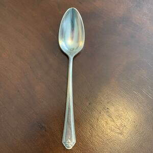 Antique Nancy Dean Silverplate Teaspoon By Wallace Silver 1930 Discontinued